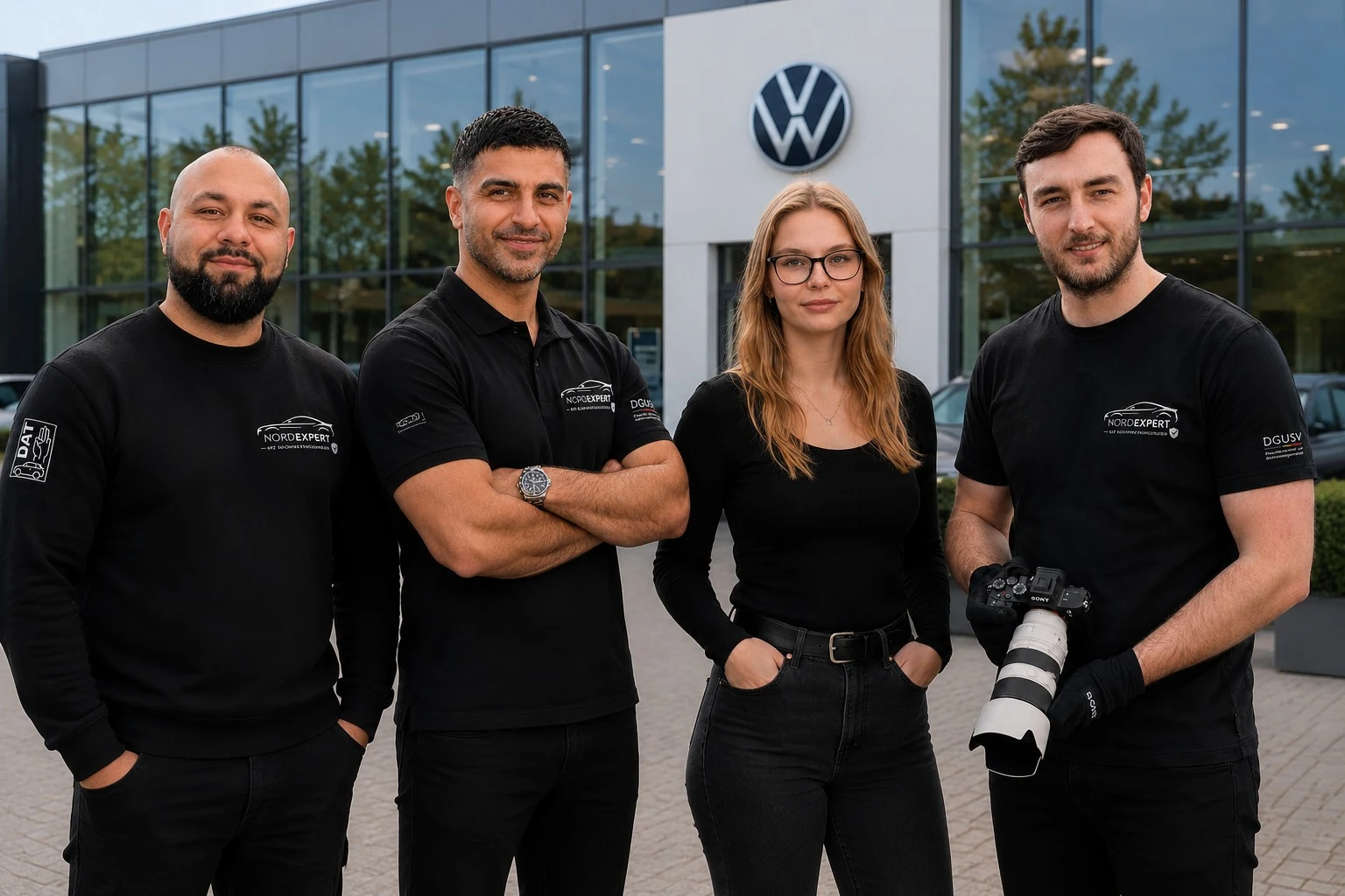 Sachverständigen-Team bei der technischen Fahrzeugprüfung in Deutschland